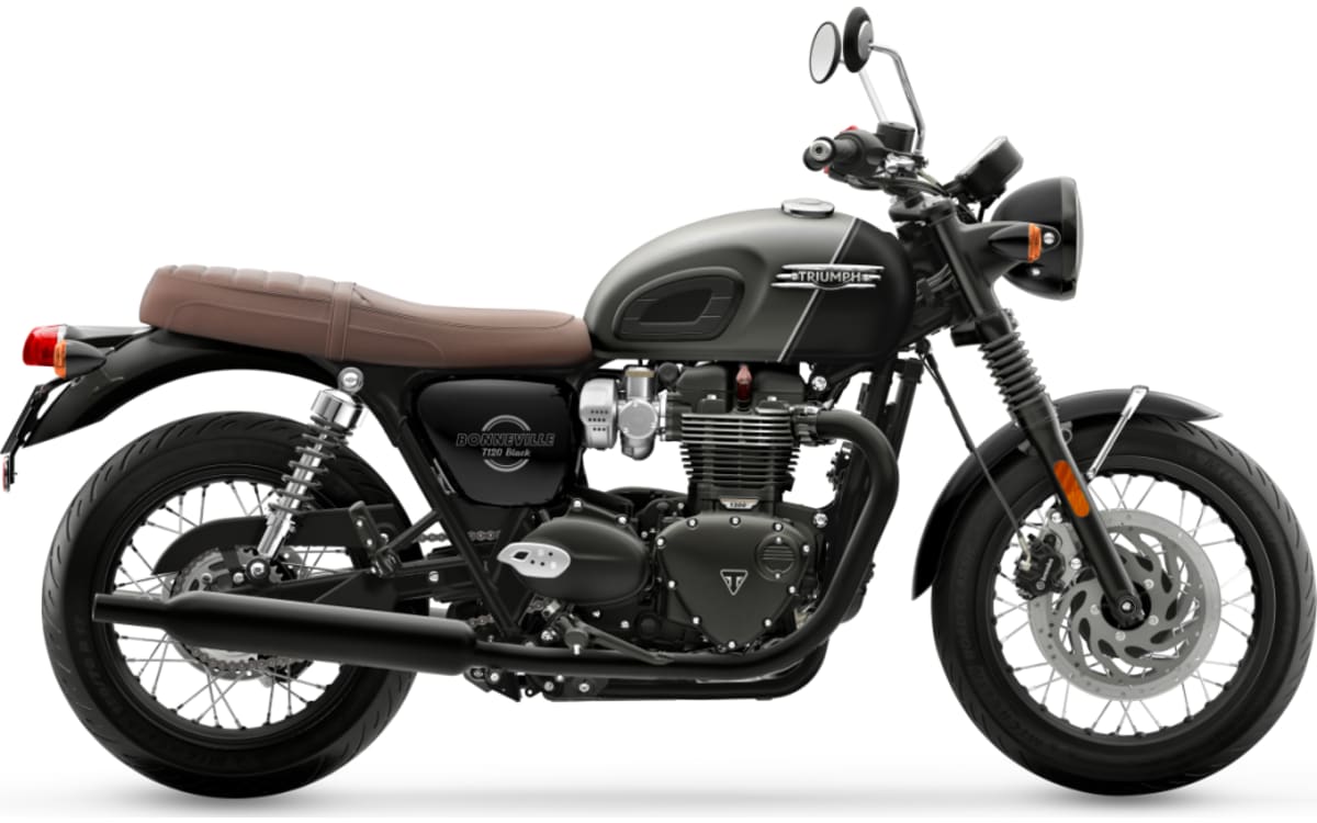 Triumph Bonneville T120 Black 2026 – vista lateral
