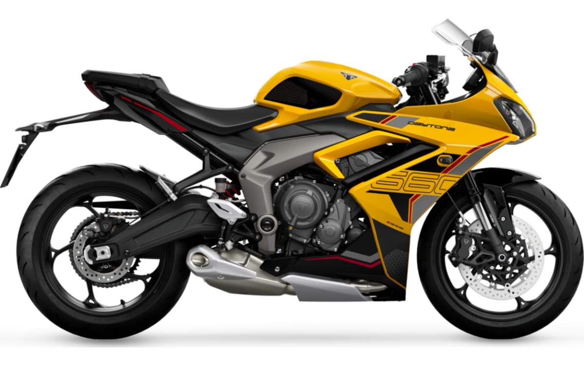 Triumph Daytona 660 2026 – vista lateral
