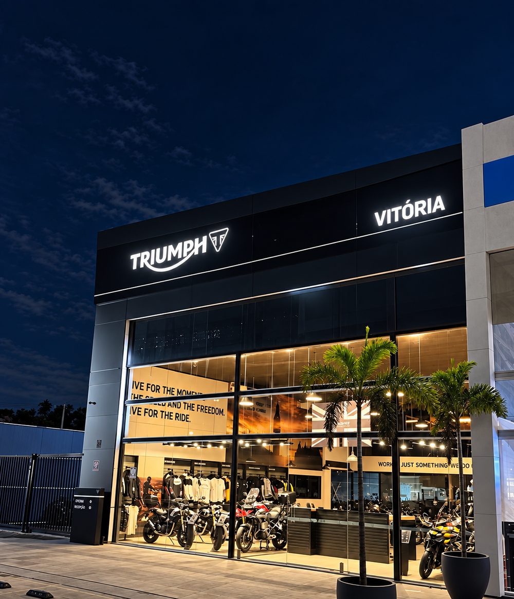 Fachada da concessionária Triumph Vitória