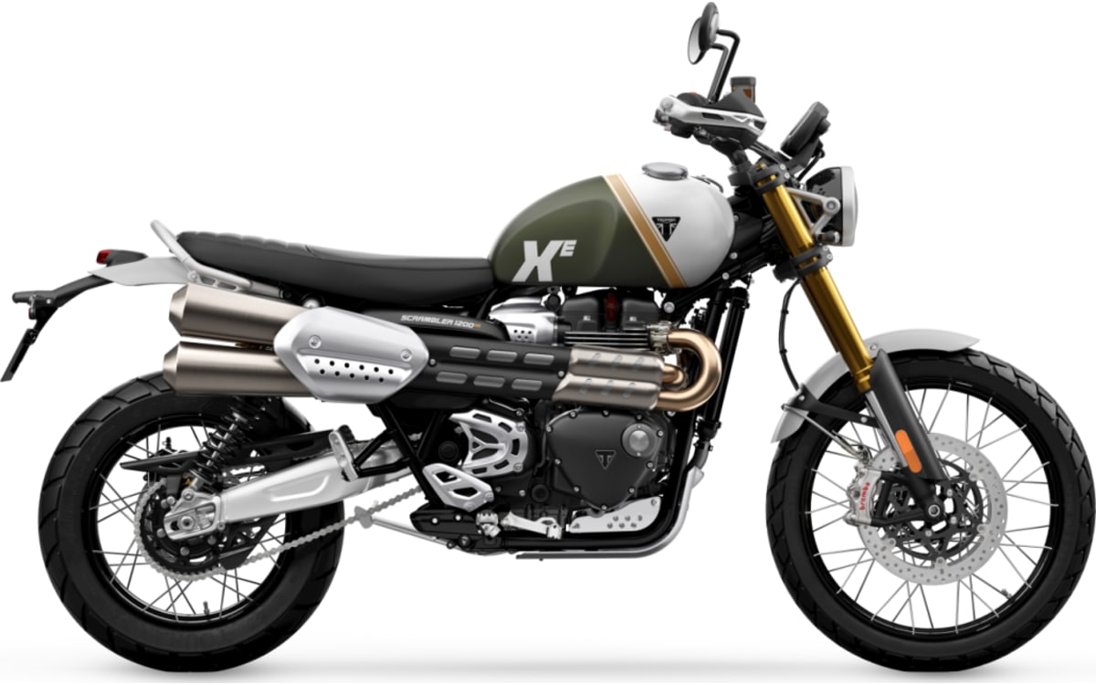 Triumph Scrambler 1200 XE 2026 – vista lateral