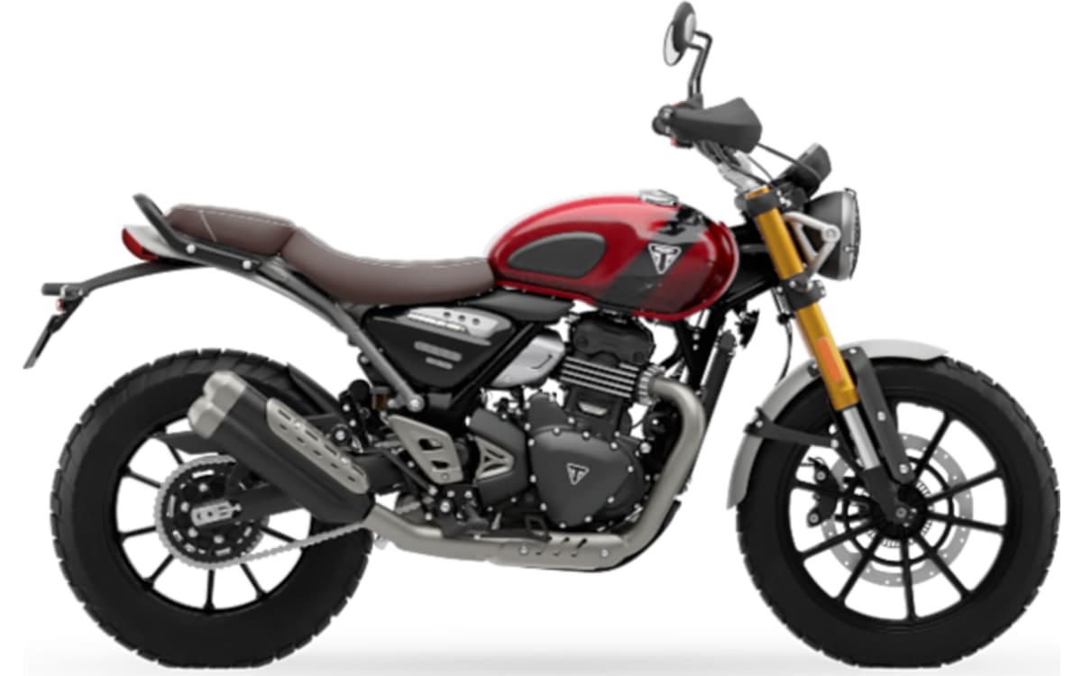Triumph Scrambler 400 X 2027 – vista lateral
