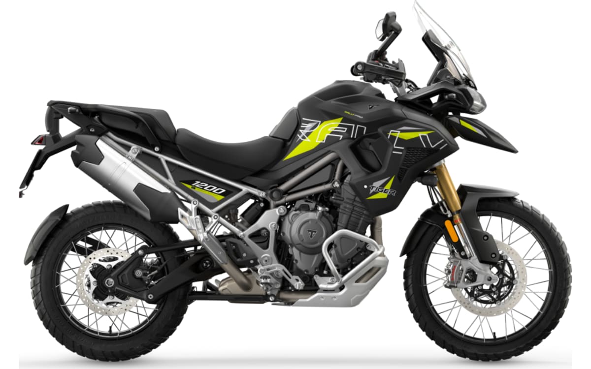 Triumph Tiger 1200 Desert Edition 2026 – vista lateral