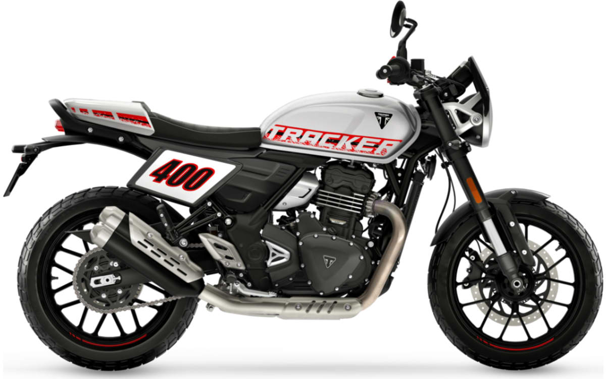 Triumph Tracker 400 2026 – vista lateral